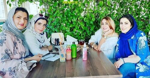 عکس خواهرانه و دوستانه ی فاطمه امینی