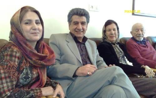 منوچهر والی زاده و همسرش